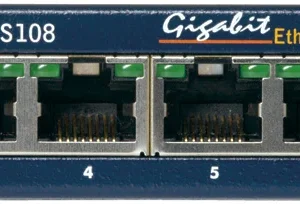 NETGEAR GS108GE мрежов суич Неуправляем Gigabit Ethernet (10/100/1000) Син