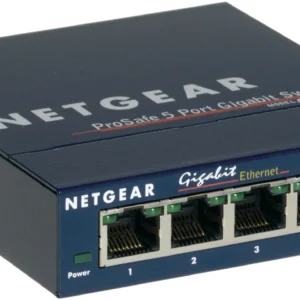 NETGEAR GS105 Неуправляем Gigabit Ethernet (10/100/1000) Син — GS105GE