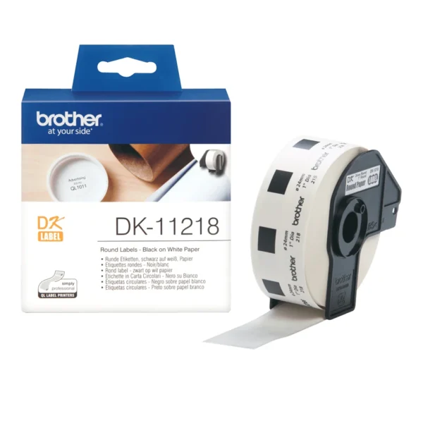 Brother DK-11218 етикет за принтер Бяла — DK11218