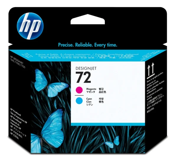 HP Печатаща глава 72, цвят магента и циан — C9383A
