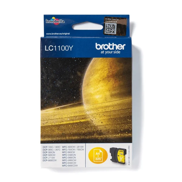 Brother LC1100Y глава и патрон за мастиленоструен принтер 1 броя Оригинал Жълт