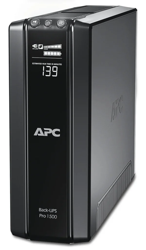 APC Back-UPS Pro непрекъсваемо токозахранващо устройство (UPS) Линия-интерактивен 1,5 мм² 865 W 10 Изход(и) за променлив ток — BR1500GI