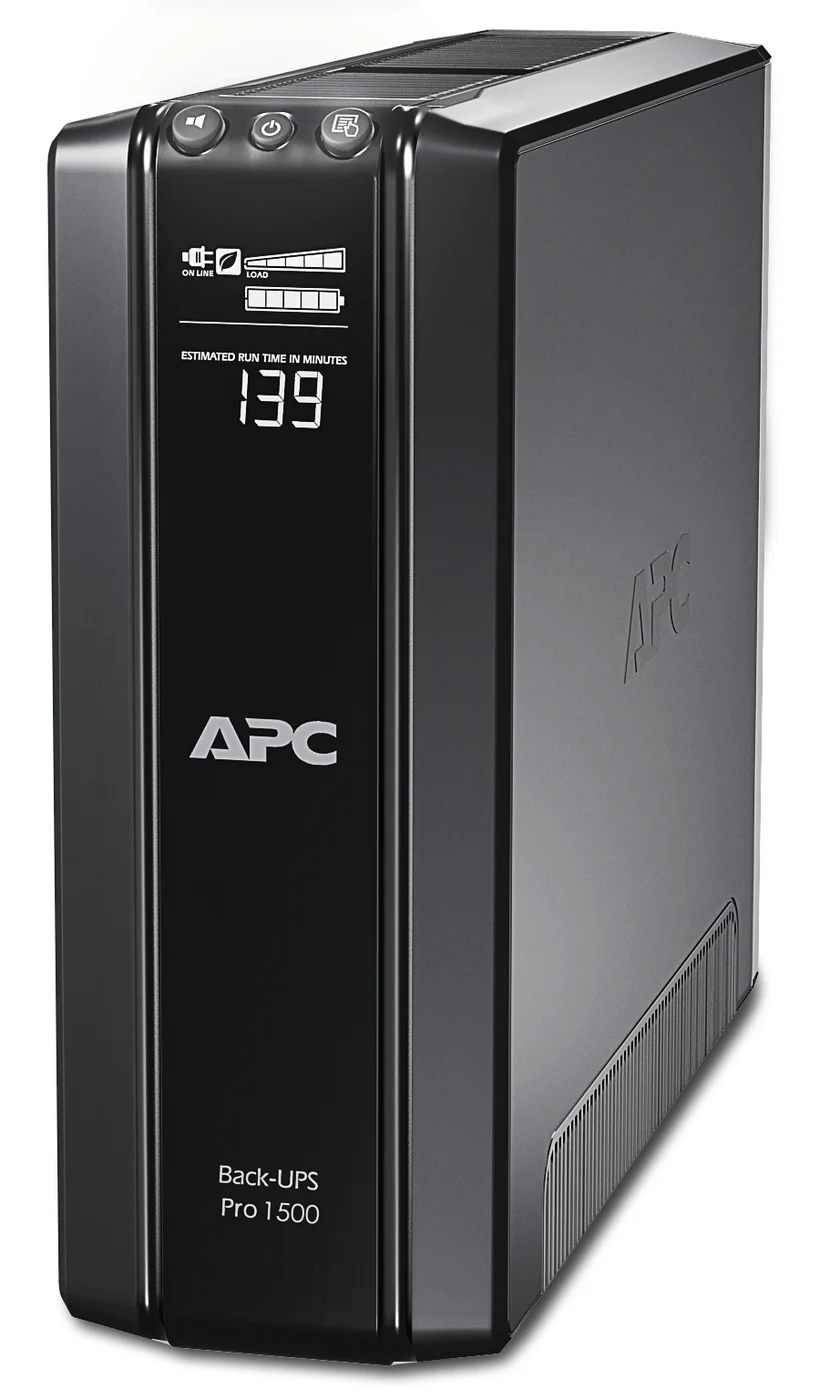 APC Back-UPS Pro непрекъсваемо токозахранващо устройство (UPS) Линия-интерактивен 1,5 мм² 865 W 10 Изход(и) за променлив ток — BR1500GI