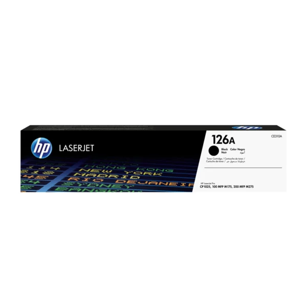 HP Оригинална тонер касета за LaserJet 126A, цвят черен — CE310A