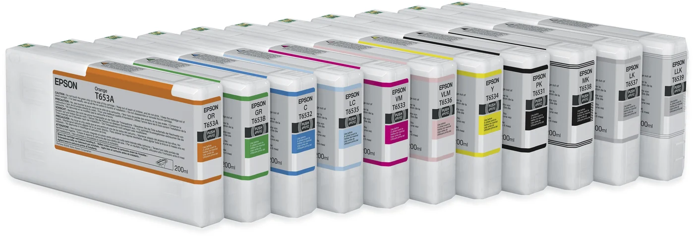 Epson T6537 Light Black Ink Cartridge (200ml) — C13T653700