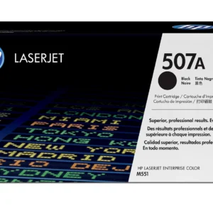 HP Оригинална тонер касета за LaserJet 507A, цвят черен — CE400A