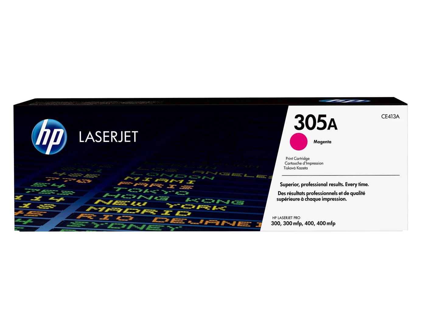 HP Оригинална тонер касета за LaserJet 305A, цвят магента — CE413A