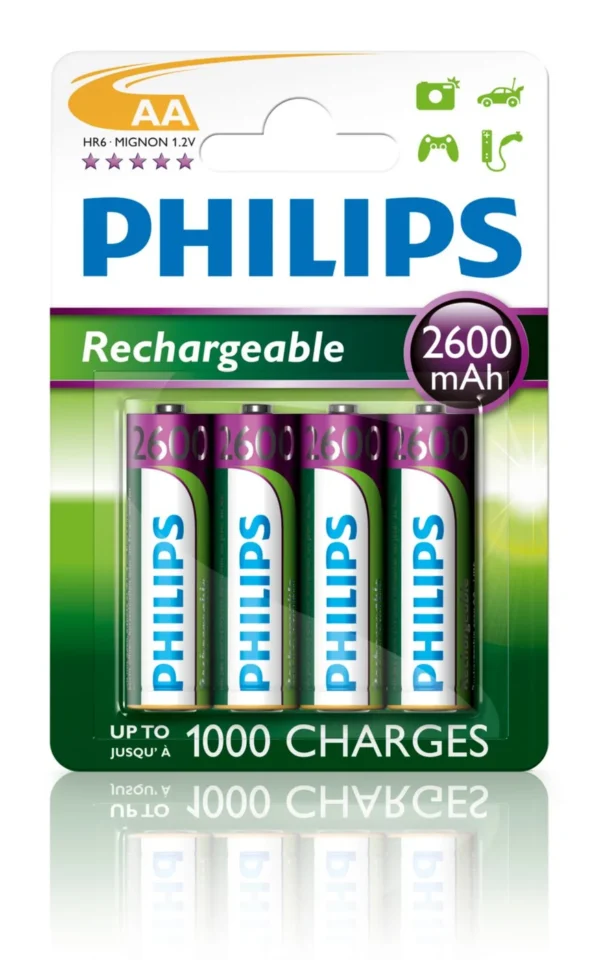 Philips Rechargeables R6B4B260/10 батерия за домакински уред Акумулаторна батерия Никел-метален хидрид (NiMH)