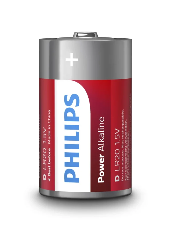 Philips Power Alkaline LR20P2B/10 батерия за домакински уред Еднократна батерия D Алкална
