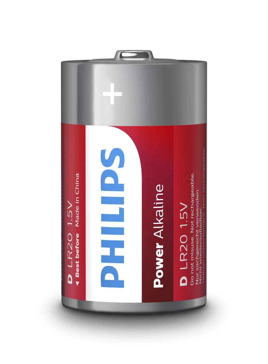 Philips Power Alkaline LR20P2B/10 батерия за домакински уред Еднократна батерия D Алкална