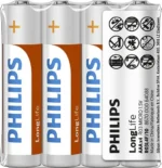 Philips LongLife R03L4F/10 батерия за домакински уред Еднократна батерия AAA Цинк-въглерод