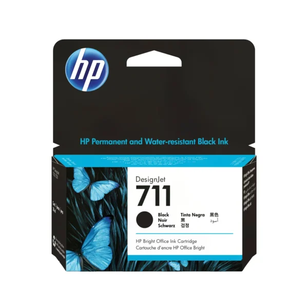 HP Касета с черно мастило 711, 38 мл — CZ129A