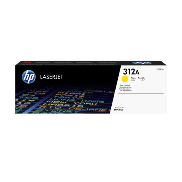 HP 312A Yellow LaserJet Toner Cartridge — CF382A