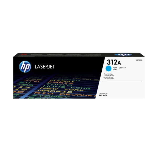 HP 312A Cyan LaserJet Toner Cartridge — CF381A