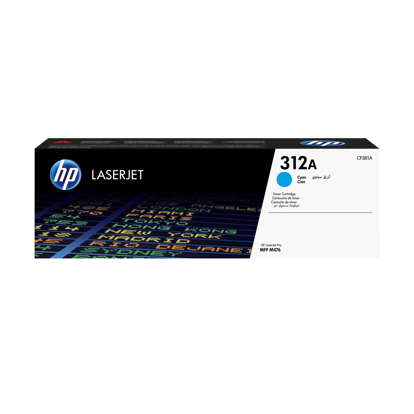 HP 312A Cyan LaserJet Toner Cartridge — CF381A