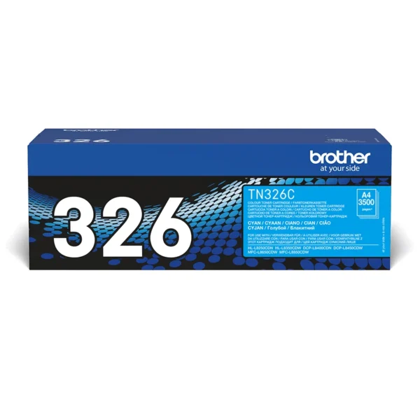 Brother TN-326C тонер касета 1 броя Оригинал Синьо-зелен — TN326C