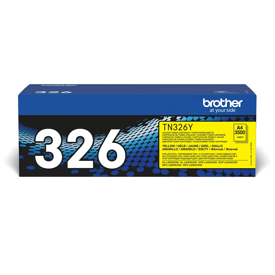 Brother TN-326Y тонер касета 1 броя Оригинал Жълт — TN326Y