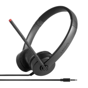 Lenovo Stereo Analog Слушалки Жичен Лента за глава Офис/Център за обаждания Черен — 4XD0K25030