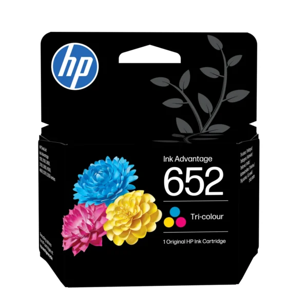 HP Оригинална касета с мастило Advantage 652, трицветна — F6V24AE#BHK