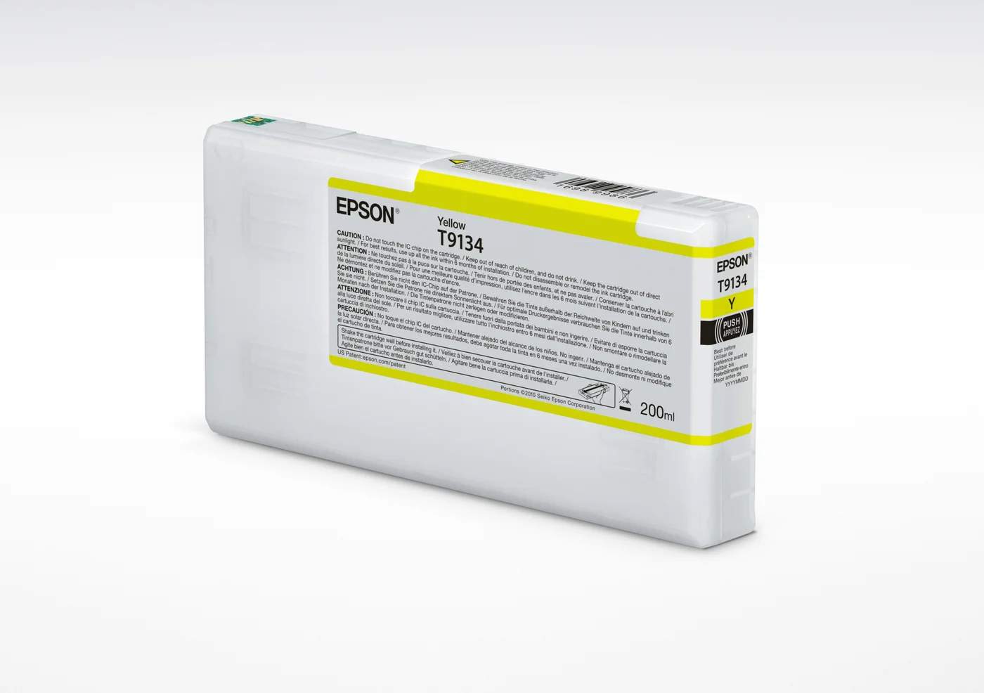Epson T9134 Yellow Ink Cartridge (200ml) — C13T913400