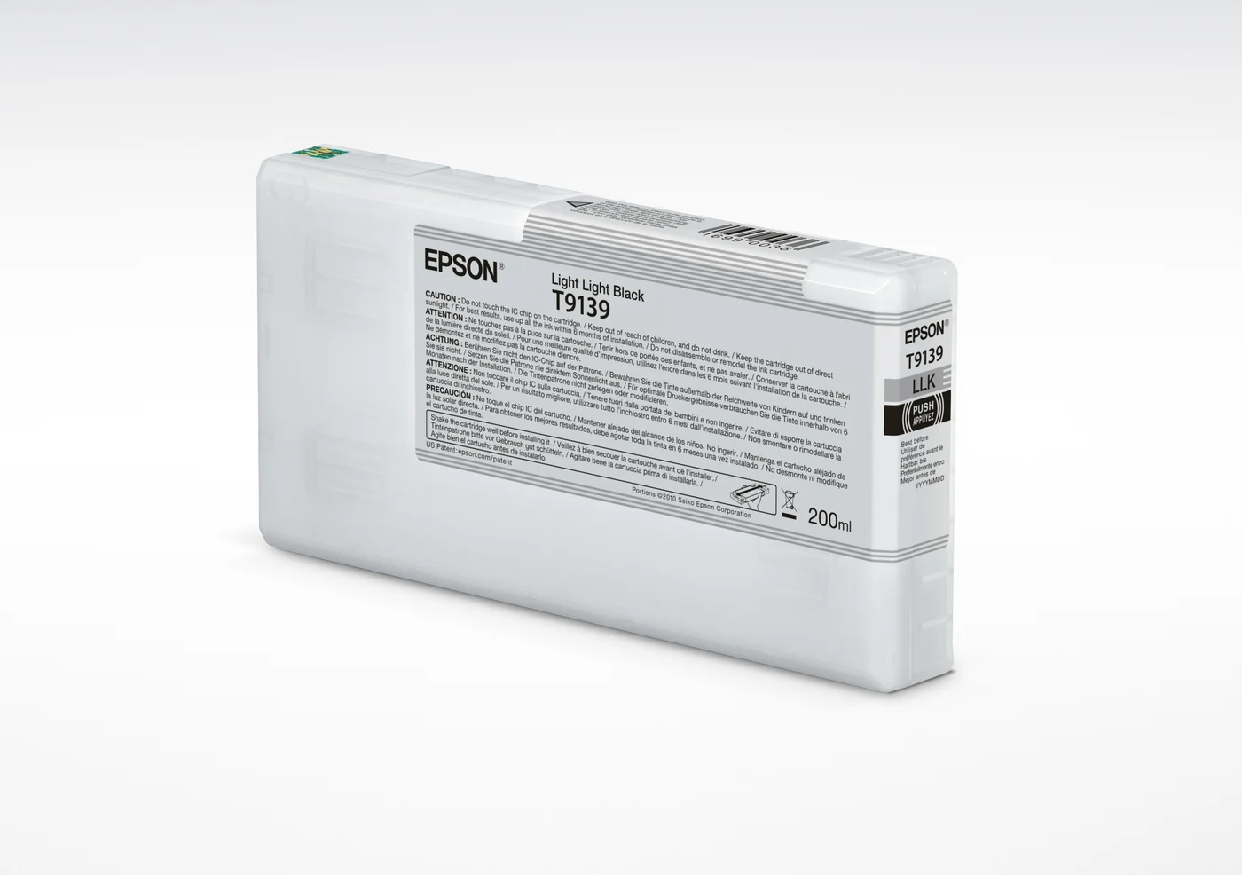 Epson T9139 Light Light Black Ink Cartridge (200ml) — C13T913900