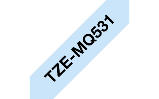 Brother TZEMQ531 етикетна лента Черен на син фон TZe