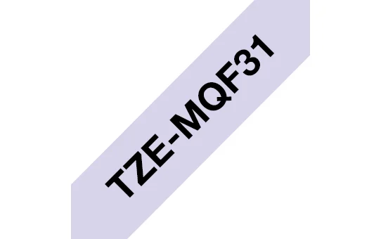 Brother TZE-MQF31 етикетна лента Черен — TZEMQF31