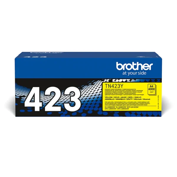 Brother TN-423Y тонер касета 1 броя Оригинал Жълт — TN423Y