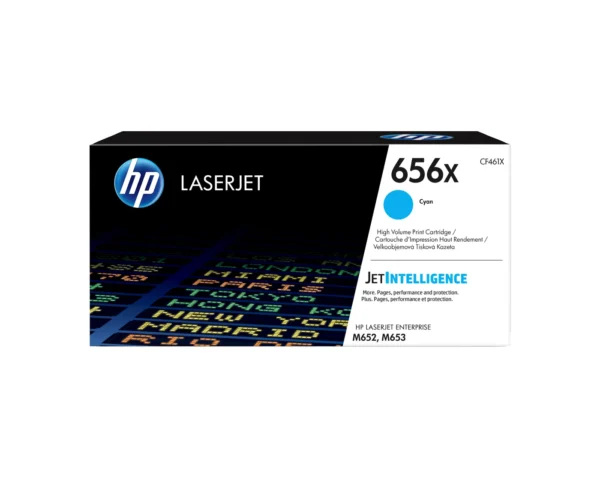 HP 656X High Yield Cyan Original LaserJet Toner Cartridge — CF461X