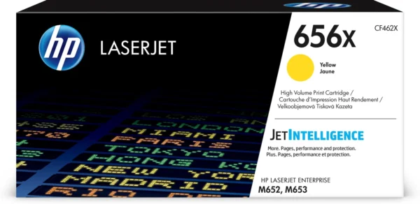 HP 656X High Yield Yellow Original LaserJet Toner Cartridge — CF462X