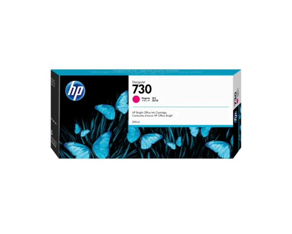 HP 730 300-ml Magenta DesignJet Ink Cartridge — P2V69A