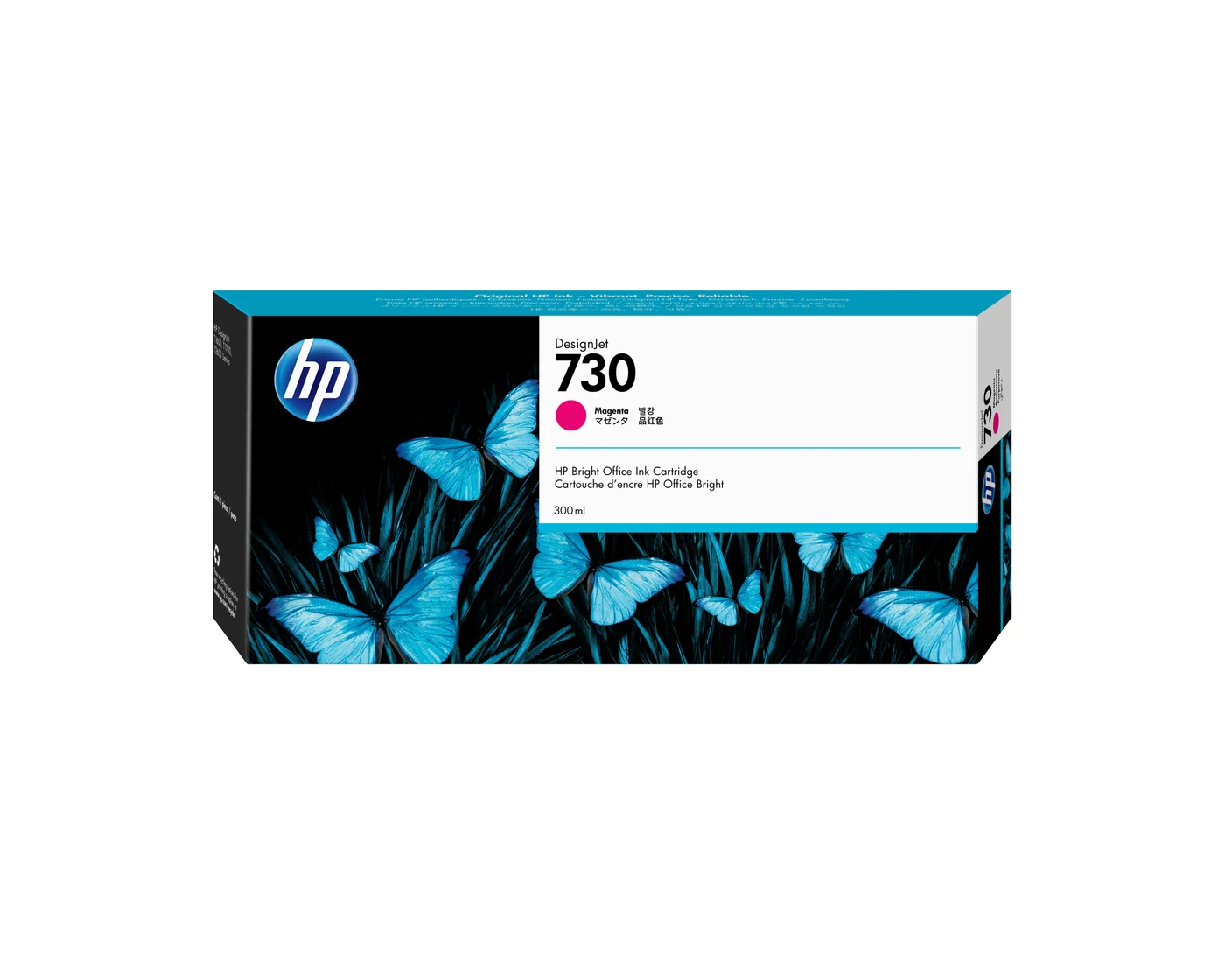 HP 730 300-ml Magenta DesignJet Ink Cartridge — P2V69A