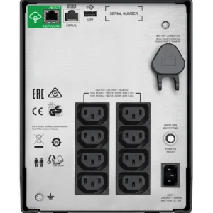 APC SMC1000IC непрекъсваемо токозахранващо устройство (UPS) Линия-интерактивен 1 мм² 600 W 8 Изход(и) за променлив ток