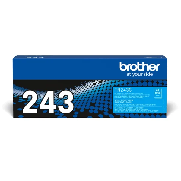 Brother TN-243C тонер касета 1 броя Оригинал Синьо-зелен — TN243C
