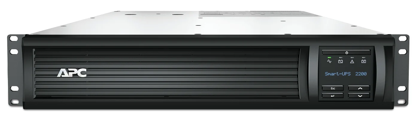 APC Smart-UPS 2200VA LCD RM 2U 230V with SmartConnect непрекъсваемо токозахранващо устройство (UPS) Линия-интерактивен 2,2 мм² 1980 W 9 Изход(и) за променлив ток — SMT2200RMI2UC