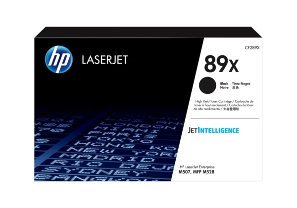 HP Оригинална тонер касета с голям капацитет 89X LaserJet, черно — CF289X