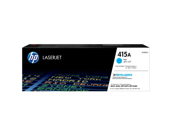 HP 415A Cyan Original LaserJet Toner Cartridge — W2031A
