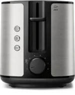 Philips Viva Collection HD2650/90 Тостер – 2 филии, широк отвор, метален