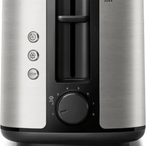Philips Viva Collection HD2650/90 Тостер – 2 филии, широк отвор, метален