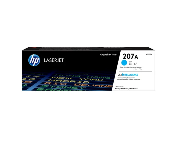 HP 207A Cyan Original LaserJet Toner Cartridge — W2211A