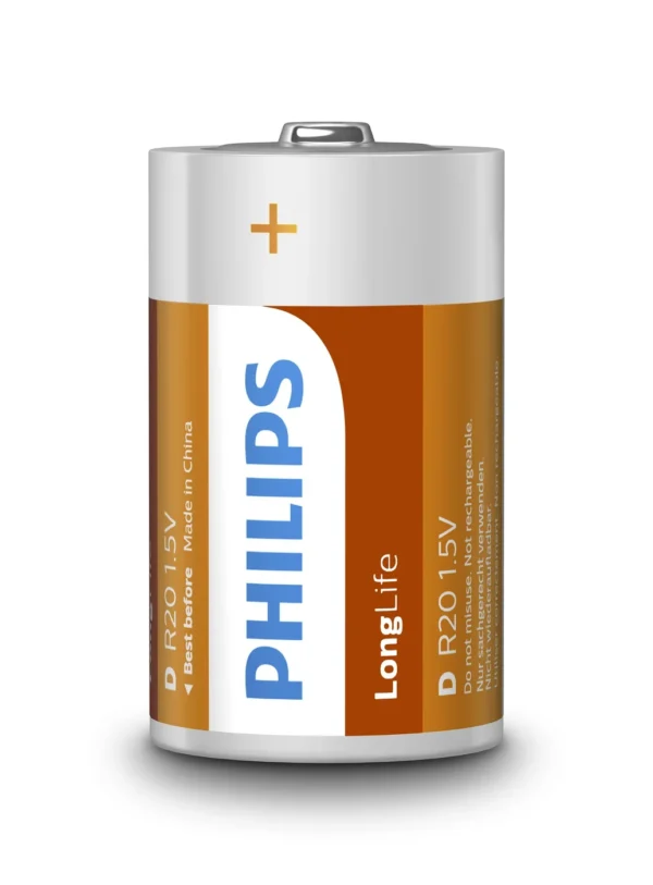 Philips LongLife R20L2B/10 батерия за домакински уред Еднократна батерия Цинк-въглерод