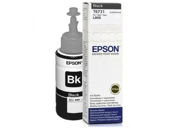Epson T6731 Black ink bottle 70ml — C13T67314A
