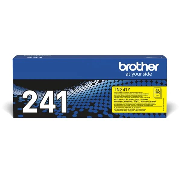 Brother TN-241Y тонер касета 1 броя Оригинал Жълт — TN241Y