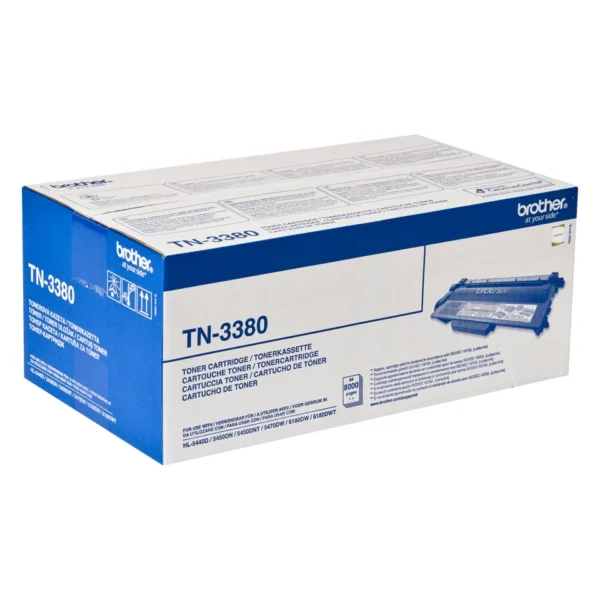 Brother TN-3380 тонер касета 1 броя Оригинал Черен — TN3380