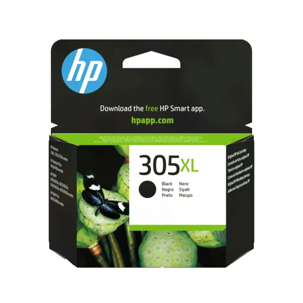 HP Оригинална черна касета с мастило 305XL с висок капацитет — 3YM62AE#UUS