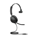 Jabra Evolve2 40 Слушалки Жичен Лента за глава Офис/Център за обаждания — 24089-899-999
