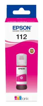 Epson 112 EcoTank Pigment Magenta ink bottle — C13T06C34A