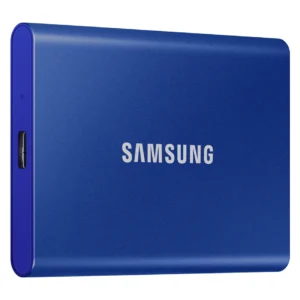 Samsung Portable SSD T7 2 TB UBS тип C 3.2 Gen 2 (3.1 Gen 2) Син — MU-PC2T0H/WW