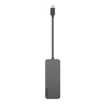 Lenovo 4X90X21427 интерфейсен хъб USB 3.2 Gen 2 (3.1 Gen 2) Type-C 20000 Мбит/с Сив