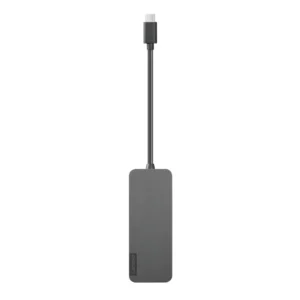 Lenovo 4X90X21427 интерфейсен хъб USB 3.2 Gen 2 (3.1 Gen 2) Type-C 20000 Мбит/с Сив